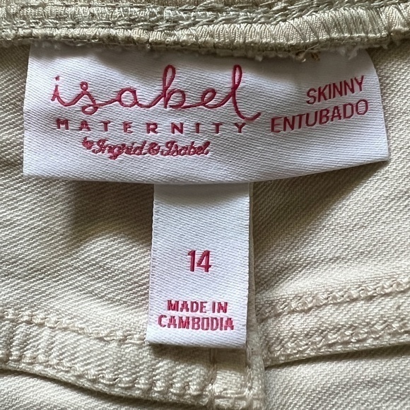 NEW Isabel Maternity Crossover Panel Skinny Jeans Sz.‎ 14 - Picture 9 of 13